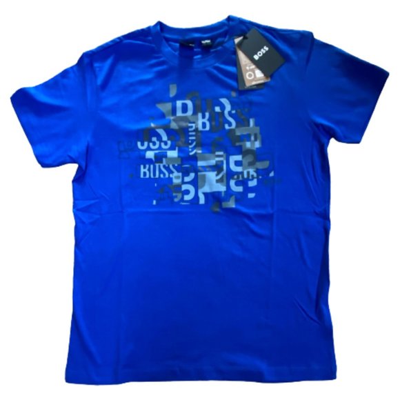 Hugo Boss Shirts Nwt Mens Hugo Boss Cotton Blue Tshirts With